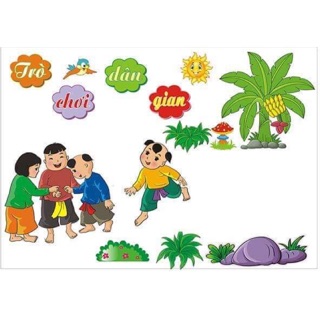 Tranh góc mầm non
