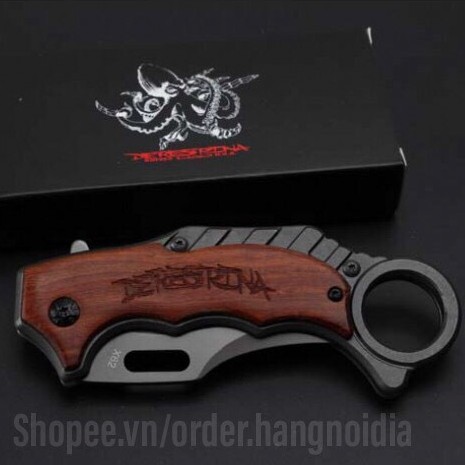 Phụ kiện dã ngoại,dụng cụ phượt karambit (X62)