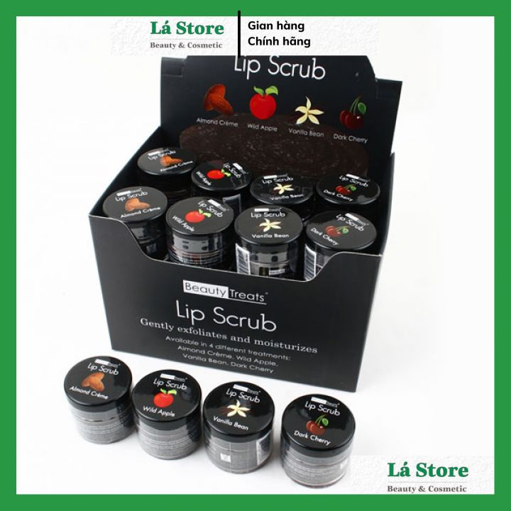 Hàng chuẩn - Tẩy Da Chết Môi Lip Scrub Beauty Treats hương trái cây