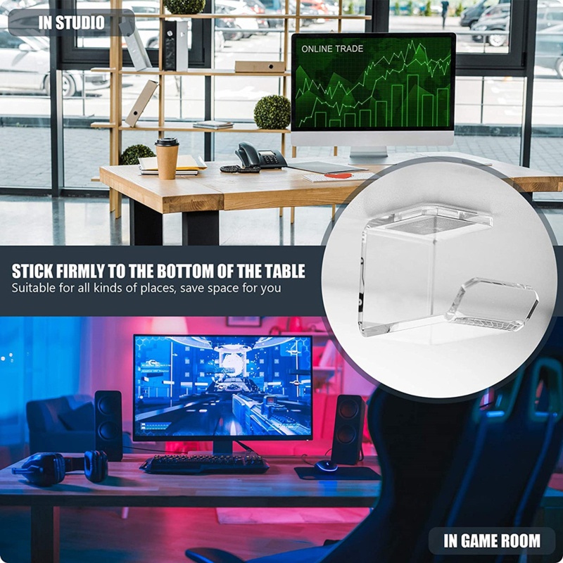 Giá Đỡ Tai Nghe Đứng Bằng Acrylic Trong Suốt