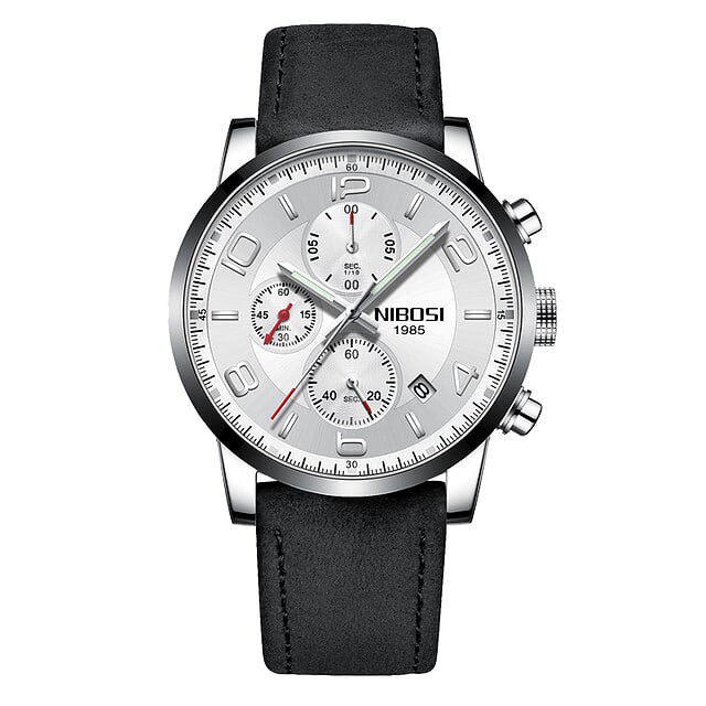 [Tặng vòng tay] Đồng hồ nam NIBOSI chính hãng NI2328.09 Fullbox dây đeo hợp kim