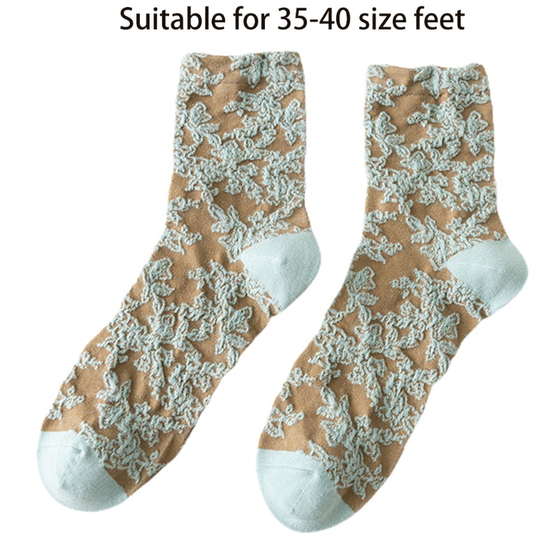 Youyo Vớ Thuyền Thêu Họa Tiết Hoa Dập Nổi Phong Cách Hoàng Gia Lolita Harajuku Dễ Thương Cho Nữ