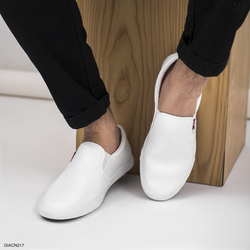 Giày lười nam slip on 360 BOUTIQUE trẻ trung, năng động - GIACN217 | BigBuy360 - bigbuy360.vn