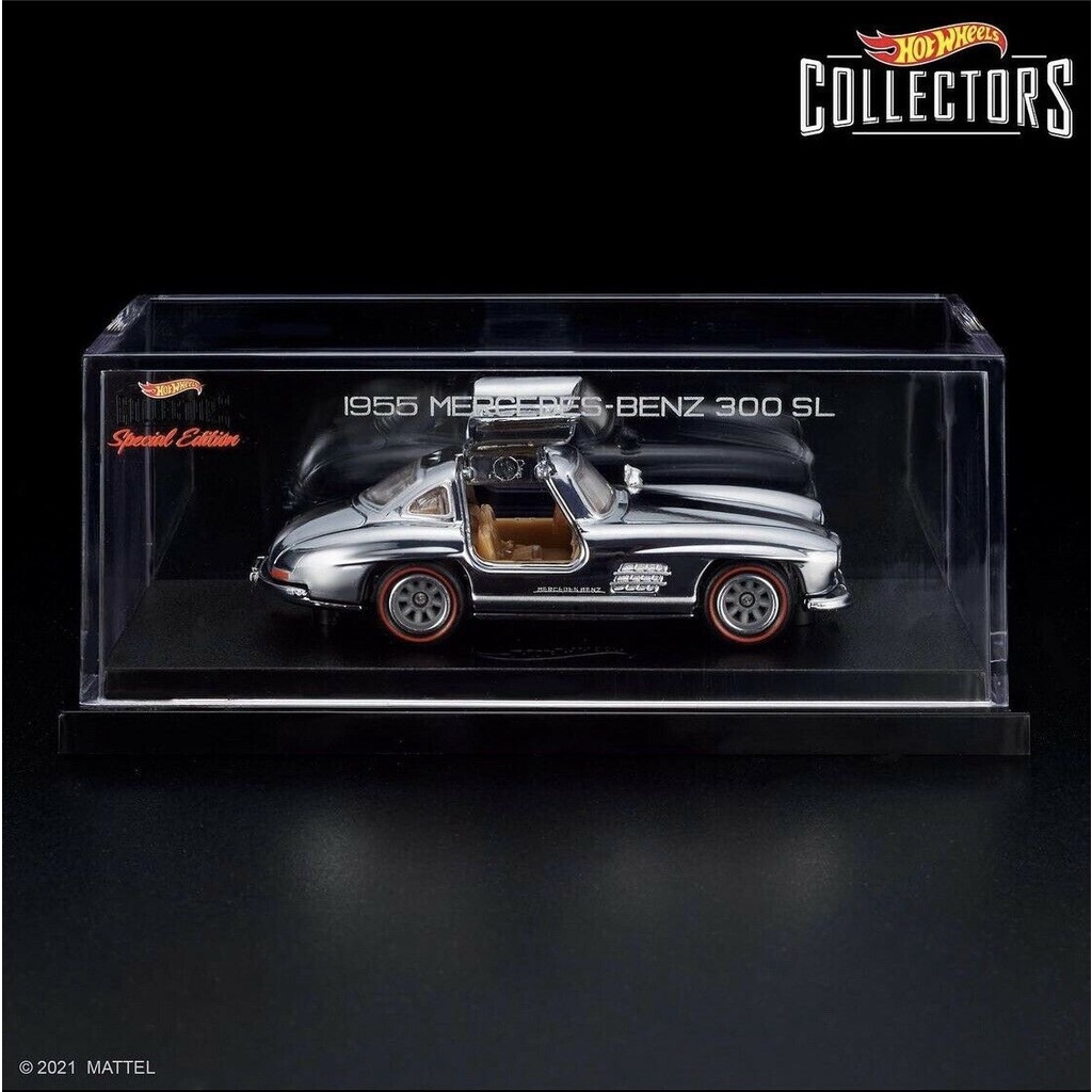 Xe mô hình Hot Wheels ’55 Mercedes-Benz 300 SL RLC Special Editions