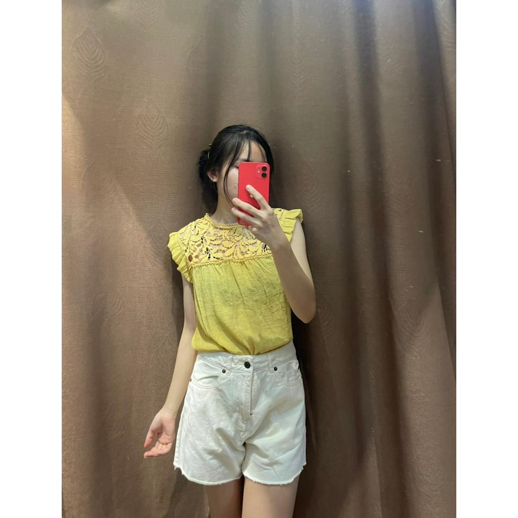 áo ren tiểu thư mùa hè mát mẻ , dễ phối đồ vnxk