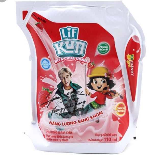 Sữa Kun Tuí Thơm Ngon Bổ Dưỡng 110ml (combo 6 túi)