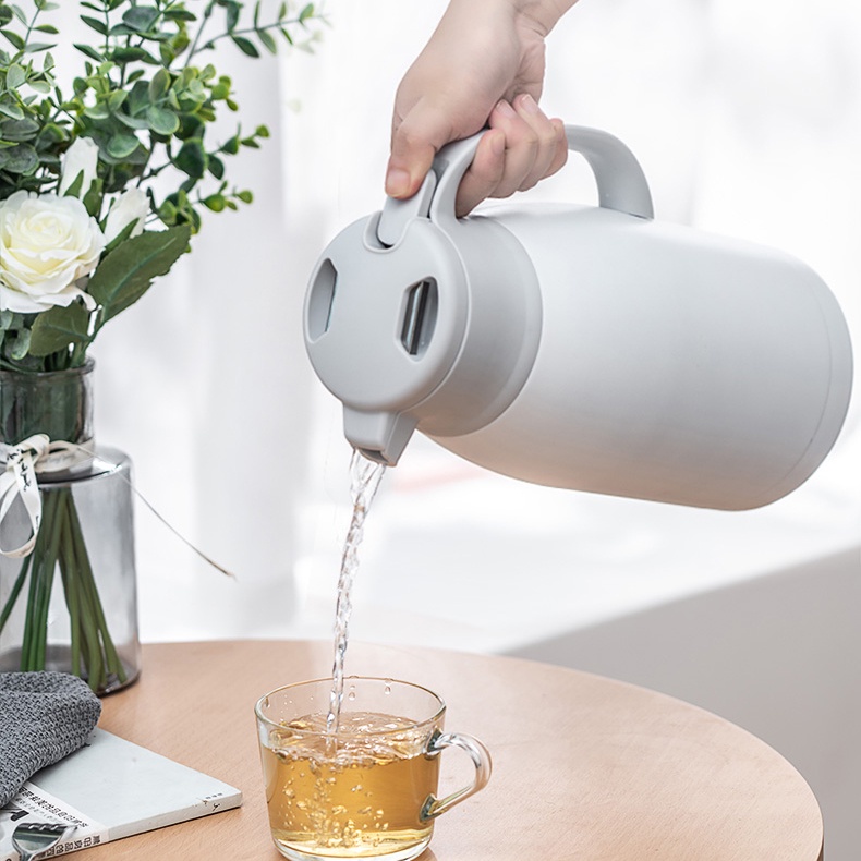 Bình Đun Nước Giữ Nhiệt Bằng Thép Không Gỉ 304 1.6L/2L 24 Tiếng Tiện Dụng