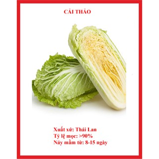 hạt giống rau cải thảo gói 200 hạt