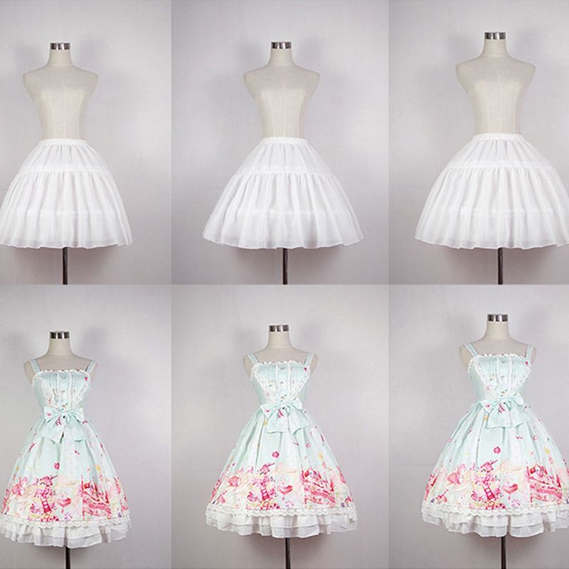 Tùng lót váy ngắn xương cá cosplay phong cách Lolita dễ thương có thể điều chỉnh cho nữ | BigBuy360 - bigbuy360.vn