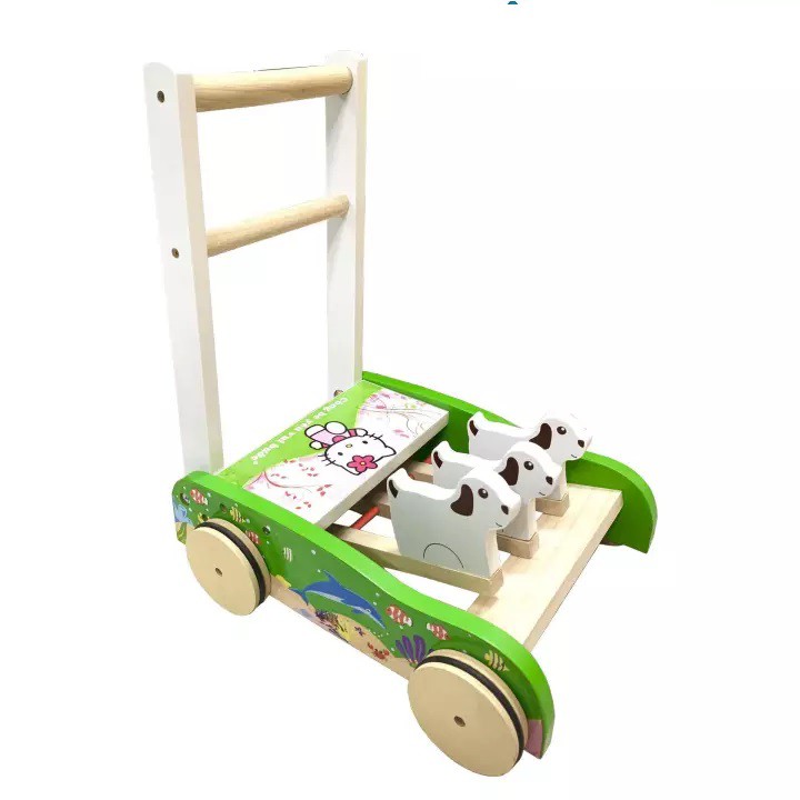 Xe gỗ tập đi cho bé