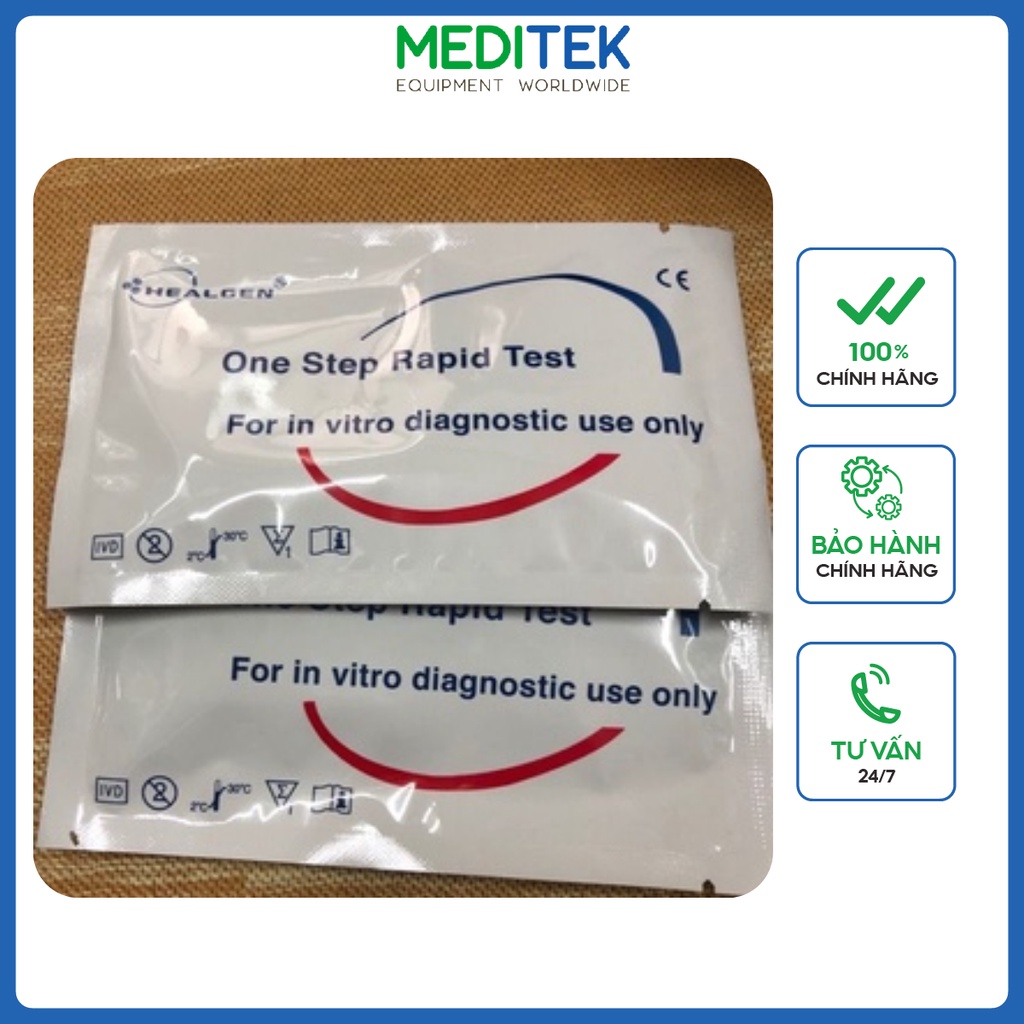 Test nhanh HIV kháng thể ONE STEP chính hãng, dạng que Hộp/50 que