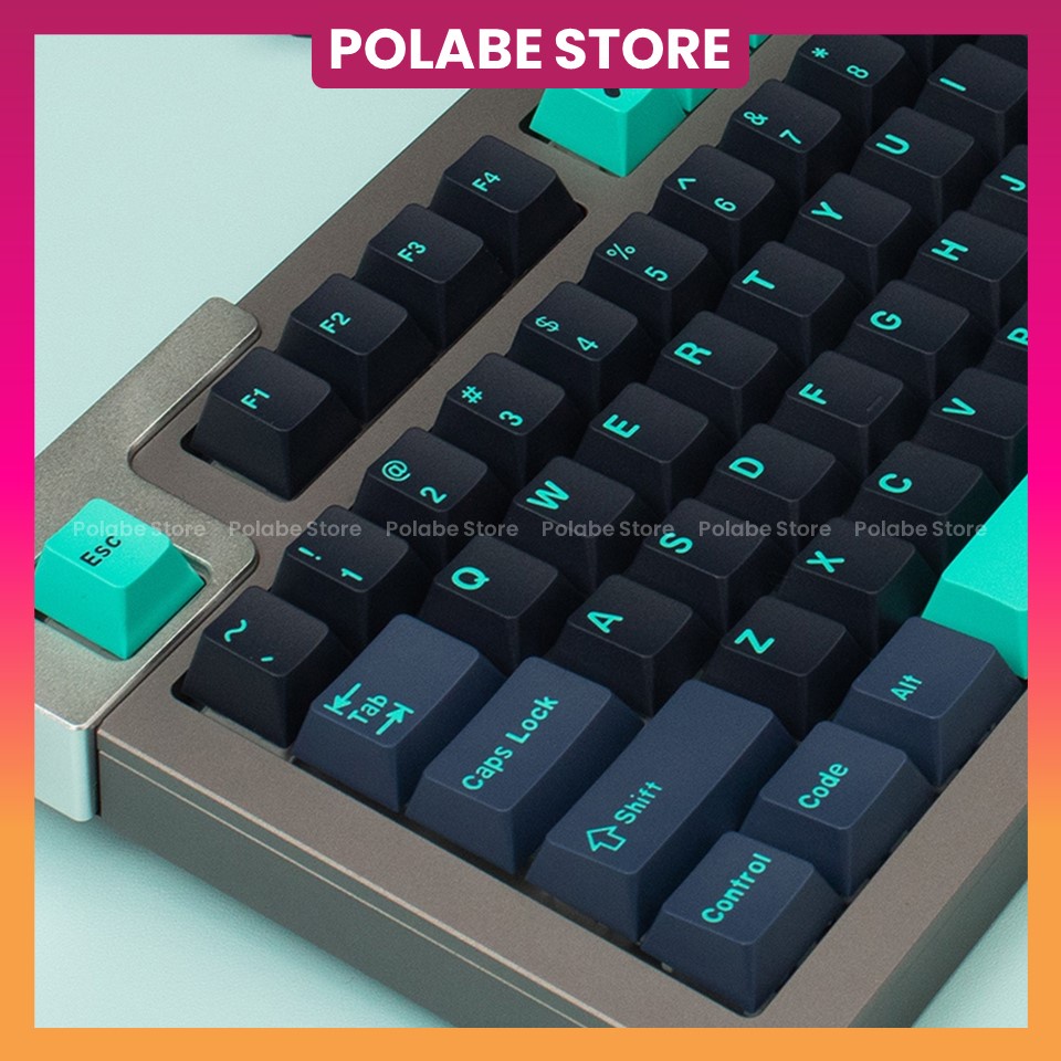 Nút bấm nhựa Keycap Dark Hammerhead Shark Cherry Profile double shot bàn phím cơ Keycap Fishing Shoko Polabe Store