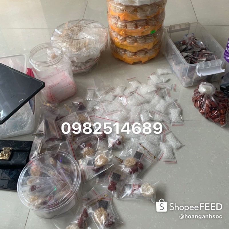 5g tổ yến tươi sấy khô-set yến viên baby tiện lợi+[táo đỏ, hạt chia+đường phèn] | BigBuy360 - bigbuy360.vn