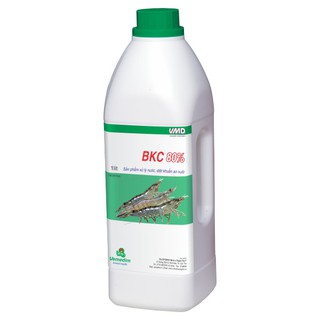 BKC 80% sát trùng nước, diệt tảo độc ao nuôi tôm, chai 1lit, Vemedim