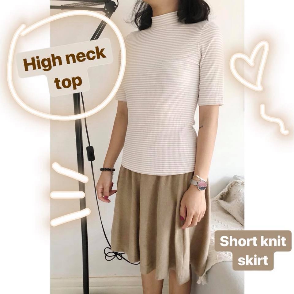 Chân váy len cotton dáng dài và ngắn (4 màu) | BigBuy360 - bigbuy360.vn