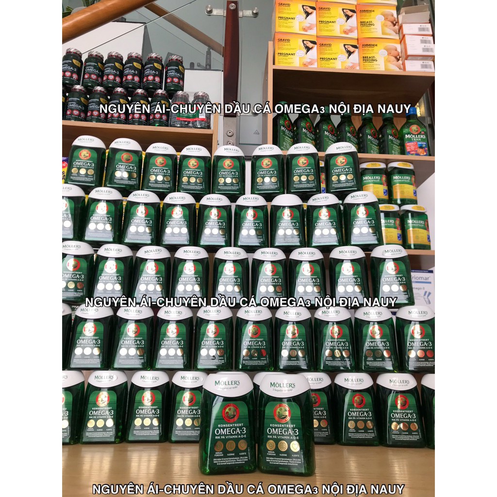 Dầu Cá Omega3 Moller Nội Địa Nauy-Hộp 112/Viên | Thế Giới Skin Care