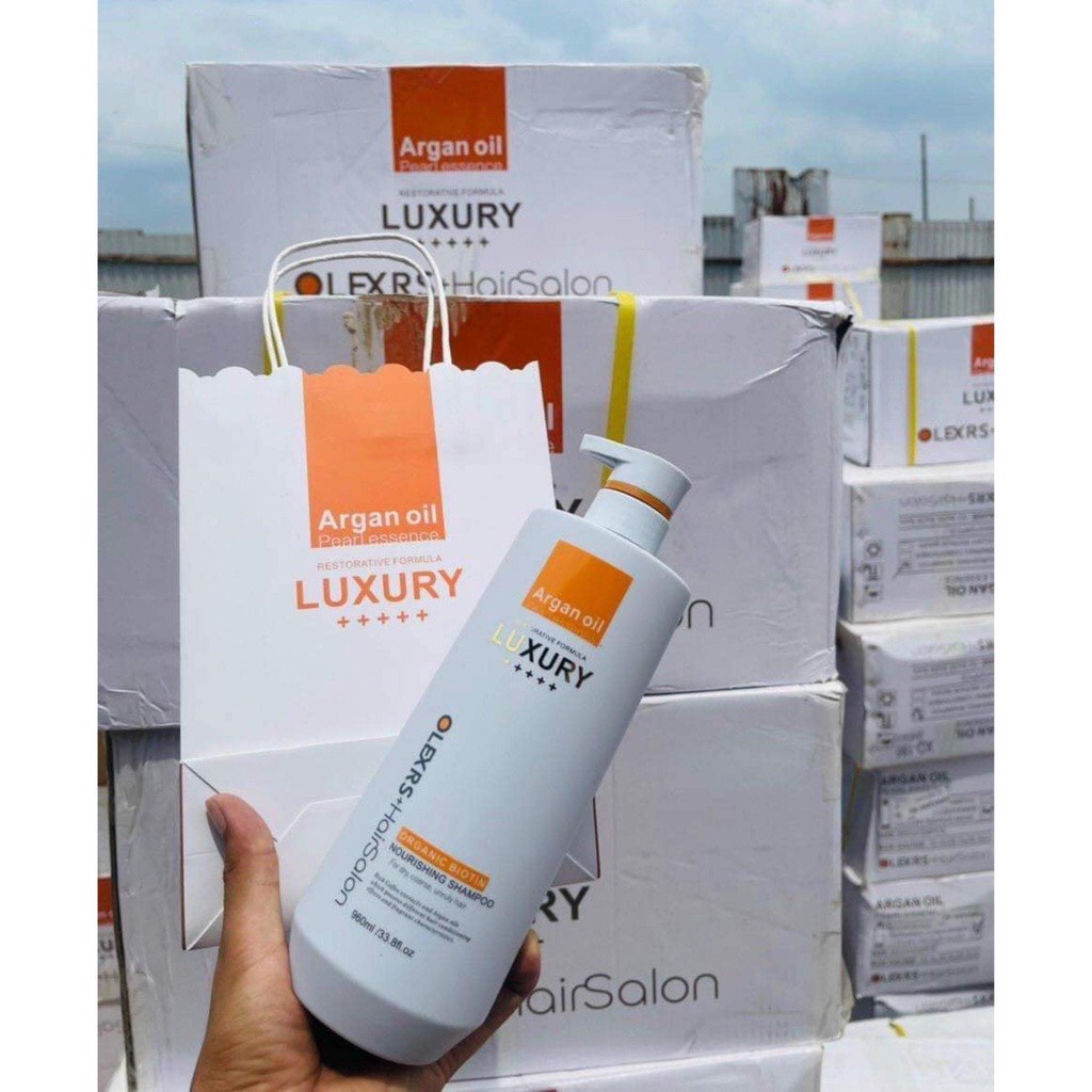 Dầu gội hari store Dầu gội cặp olexrs luxury bản nâng cấp phục hồi tóc hư tổn hỗ trợ mọc tóc ngăn rụng tóc thơm lâu