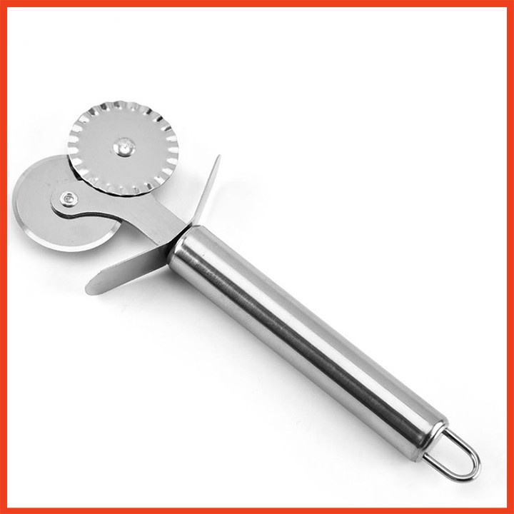 Dao cắt pizza 2 lưỡi Inox