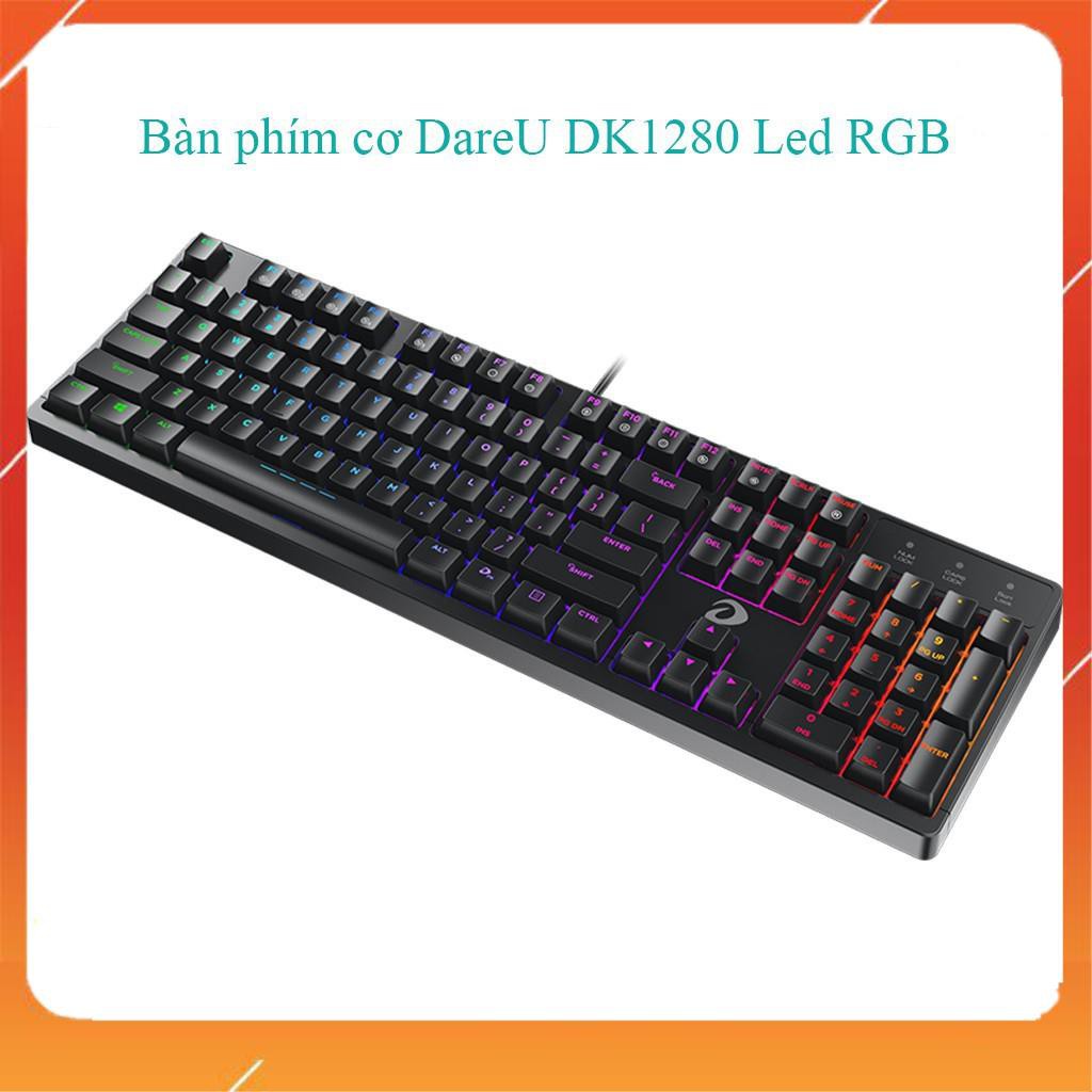 [Giảm giá thần tốc] [ HÀNG SIÊU CẤP ] Bàn phím cơ Gaming Dareu EK1280 - Mã cũ DK1280 - Led RGB - Bảo hành 24 tháng [ CHÍ