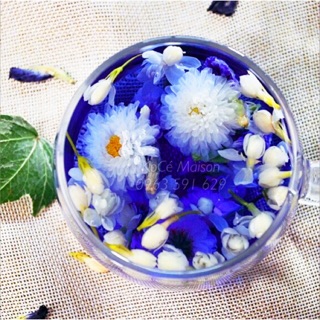 Hộp trà hoa Lục thảo dưỡng nhan (15 gói, dưỡng da, chống lão hoá)