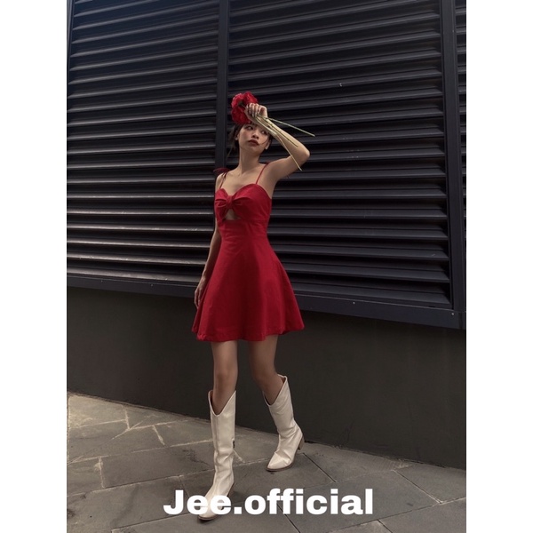 Jee - BURGUNDY dress