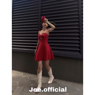 Jee - BURGUNDY dress