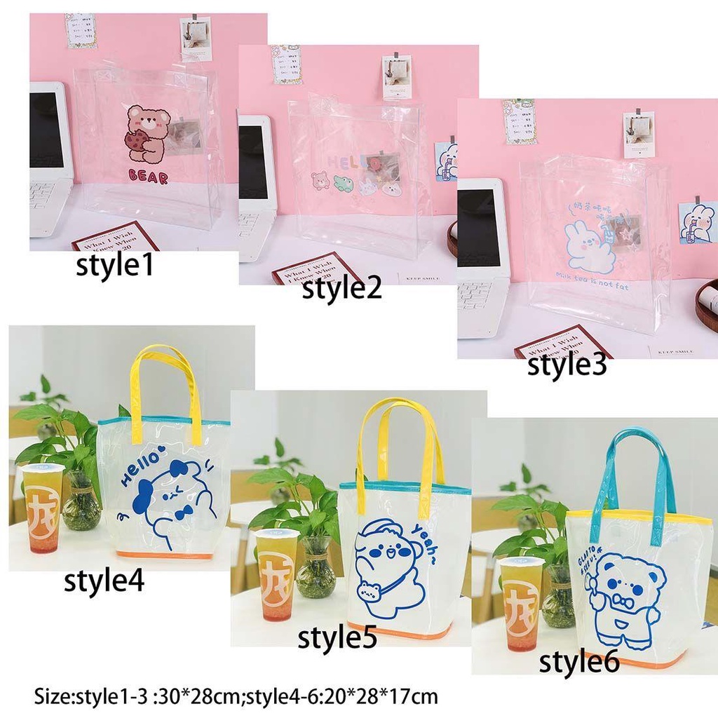 Balo Nhựa PVC In Chữ Haversack Thời Trang