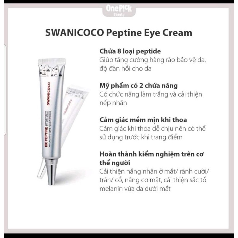 KEM MẮT SWANICOCO BIO PEPTINE