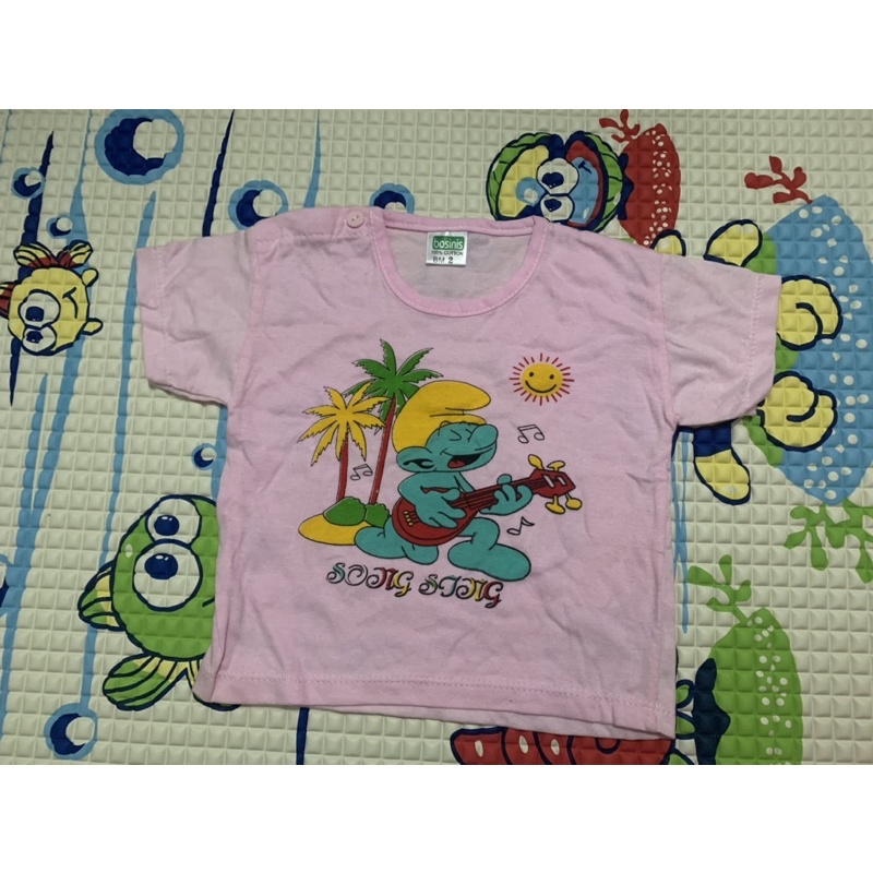 Áo sơ sinh cài vai, màu, tay ngắn cho bé từ 3 - 17kg