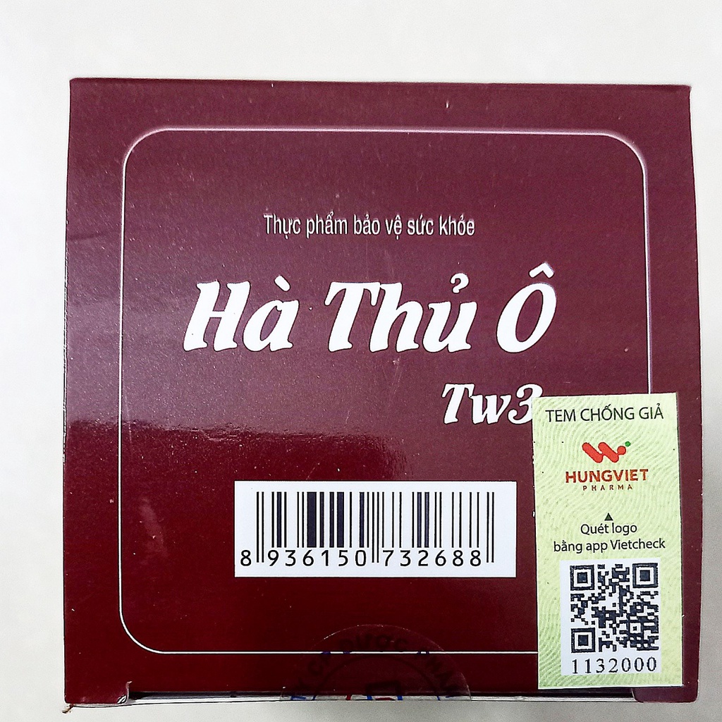 Viên uống Hà thủ ô Tw3 lọ 60 viên. Giúp mọc tóc, giảm nguy cơ tóc bạc sớm, gãy rụng tóc.