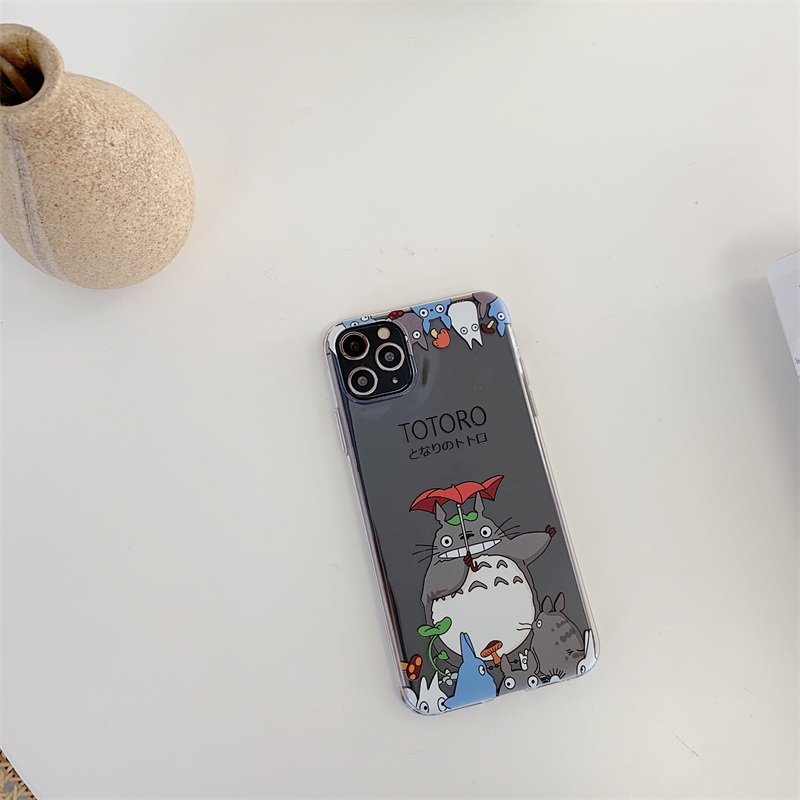 Ốp Điện Thoại Mềm Trong Suốt In Hình Totoro 442 Cho Xiaomi Redmi 9a 9c 9 8a 8 K30 Redmi Note 9s 9 8 7 Pro Poco F2 Pro