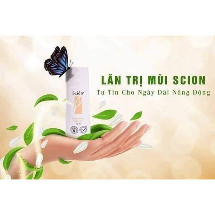 [Chính Hãng] Lăn Khử Mùi Scion Pure White Roll On 100% dứt điểm hôi nách 75ml