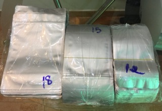 1KG - TÚI ZIP BẠC (NHÔM) 1 MẶT