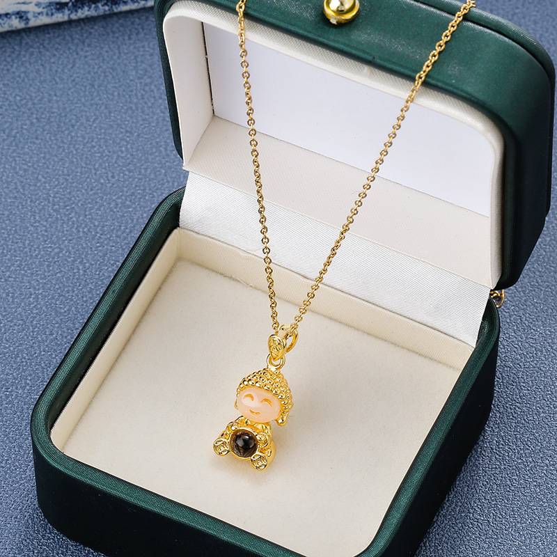 Vòng cổ Mạ Vàng Mặt Hình Phật Di Lặc Thời Trang