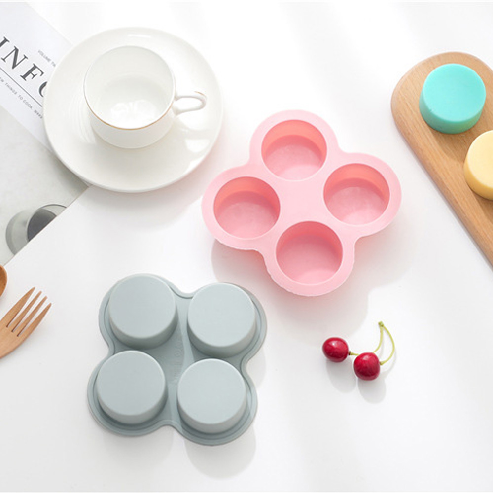 EPOCH Khuôn Silicon Làm Bánh / Xà Phòng Hình Trụ Nhiều Màu