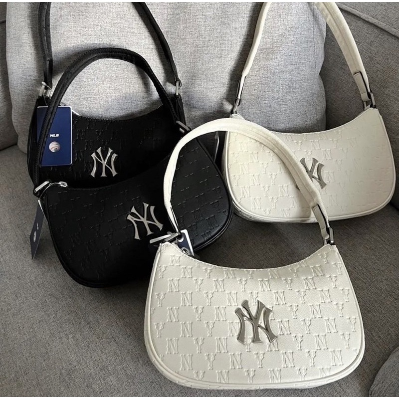 Túi kẹp nách MLB Hono Monogram da bản 2022