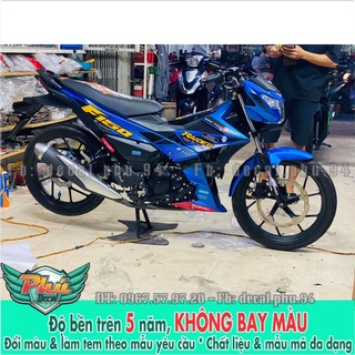 Tem rời Raider Xanh đen -1
