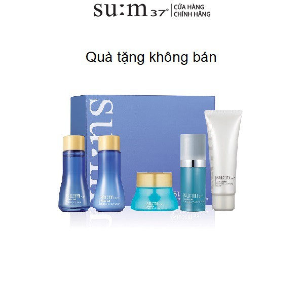 [HB Gift] Bộ 5 bước cấp nước ẩm mịn da Su:m37 Water-full 5pcs Special Gift Set Gimmick | BigBuy360 - bigbuy360.vn