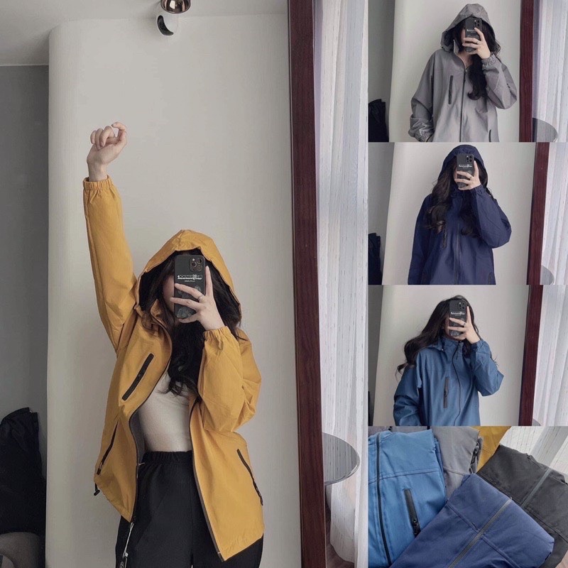 Áo gió nam nữ cực hot 5 màu size M L XL XXL huyen hip
