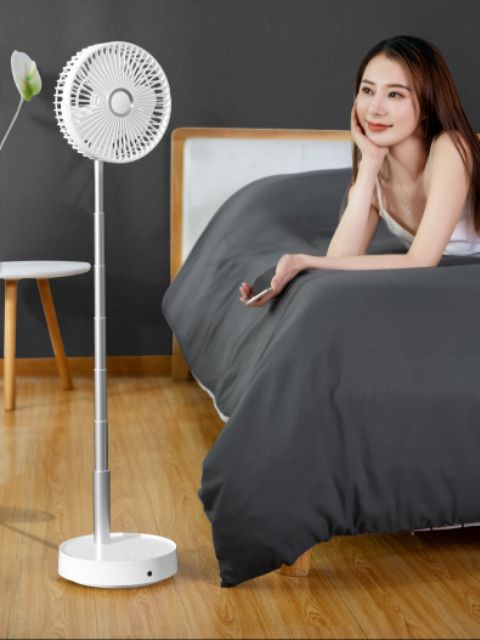 Quạt tích điện di động REMAX PRO - Folding Fan Q7, pin 7200mAd, BH 1 năm