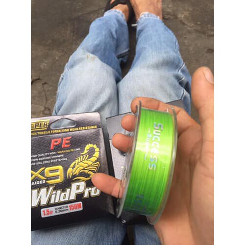 Dây dù PE Siêu Bền Câu Cá Dù x9 wild pro 150m THẾ GIỚI ĐỒ CÂU LURE 68 Dây Dù Câu Cá Siêu Bền A10