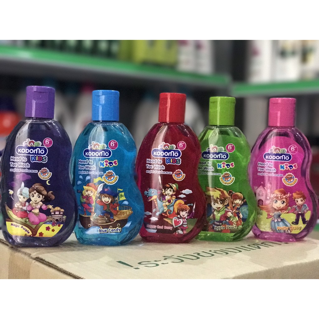 Dầu tắm gội Kodomo 200ml Thái Lan (dành cho bé 6 tuổi trở lên)