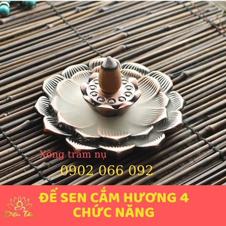 Đế Cắm Hương, Nhang vòng, trầm nụ, nhang cây 4 chức năng