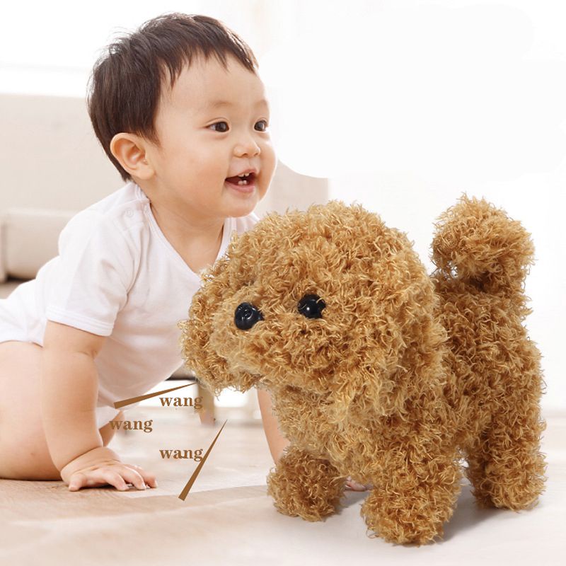 【COD】Electronic Robot Dog Lifelike Walking Barking Wagging Tail Puppy Plush Cute