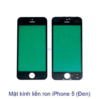 Mặt kính Liền Ron Ép Kính iP 5 (Trắng/ Đen)