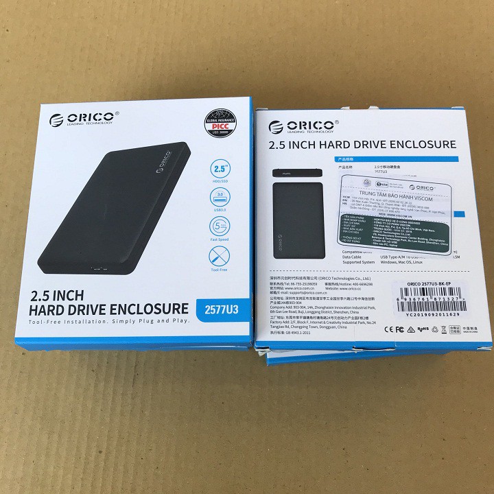 Hộp Ổ Cứng 2.5 Inch USB 3.0 Chính Hãng Orico - HDD BOX 2.5 USB 3.0 - 2577U3 | BigBuy360 - bigbuy360.vn