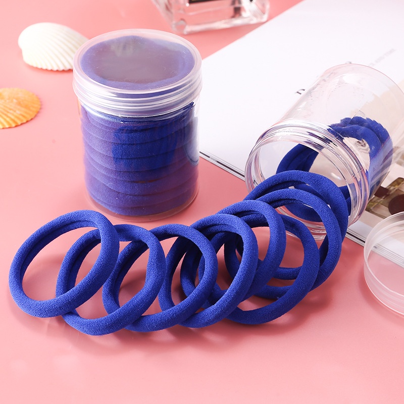 [10 màu] Set hộp 10 dây thun buộc tóc cao su BT10
