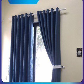 Rèm cửa sổ  màu xanh cửu long