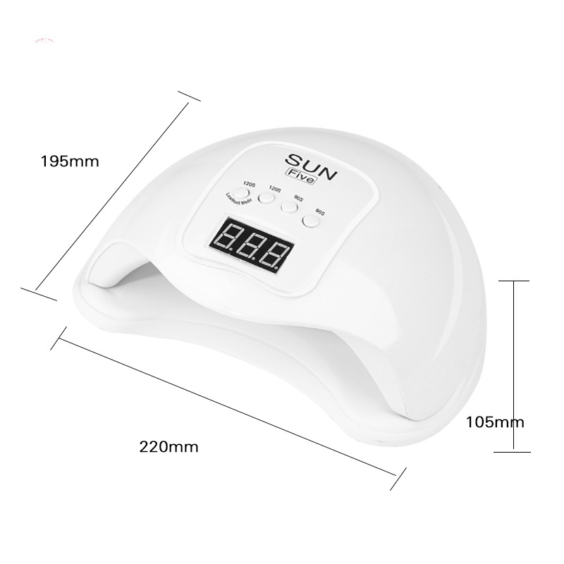 Đèn LED UV Hong Khô Sơn Móng Tay 4 Chế Độ Hẹn Giờ Tiện Dụng