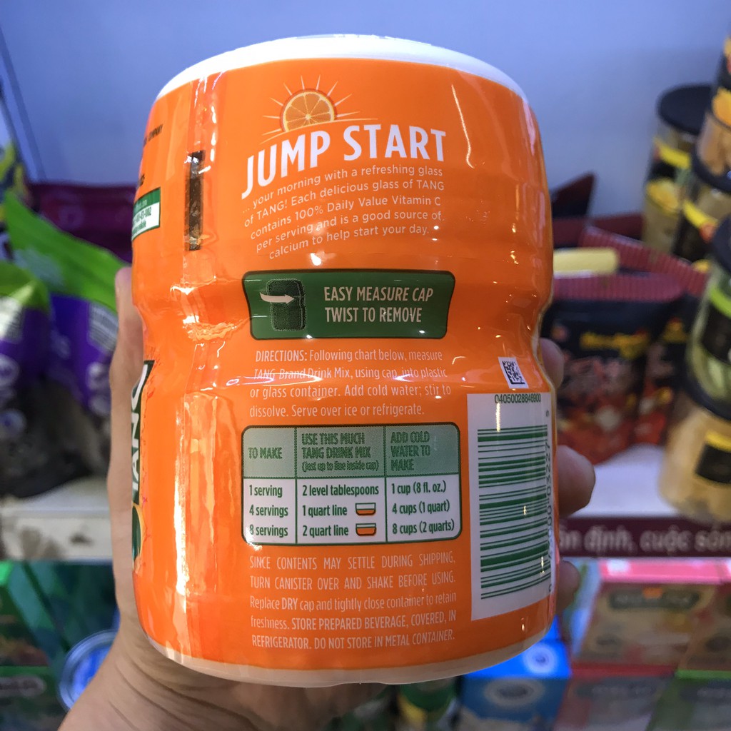 [Mã GROSALEHOT giảm 8% đơn 250K] Bột Pha Nước Cam Tang 566g - Mỹ | BigBuy360 - bigbuy360.vn